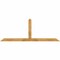 Ekena Millwork Portland Rough Sawn Timber Gable Bracket, Western Red Cedar, 84"W x 31"H x 4"D x 4"F, 9/12 Pitch GBW084X31X0404POR00RWR - alternate 1